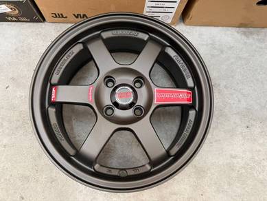 New rim 15x6.5jj volk rays te37 dark bronze offer