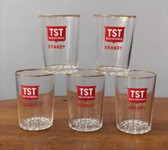 Vintage TST Registered brandy glass 5
