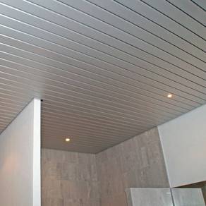 SILING BESI JENIS ALUMINIUM l strip ceiling instal