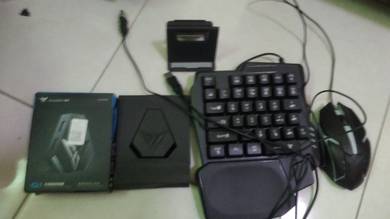 Gaming keyboard set for phone 