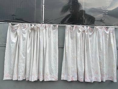 B937 Langsir Tingkap L.680xH.158cm Window Curtain