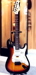 Cate QM-E02 Electric Guitar - Sunburst