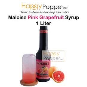 Maloise Pink Grapefruit Fruit Syrup 1 Liter