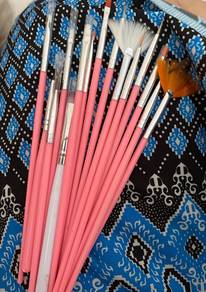 Set brush for manicure