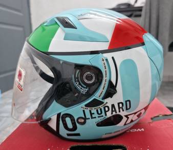 KYT Helmet double visor andrea Locatelli open face