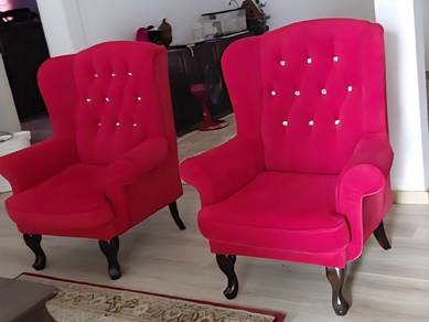 Wing Chair Eksklusif – Set 2 Unit