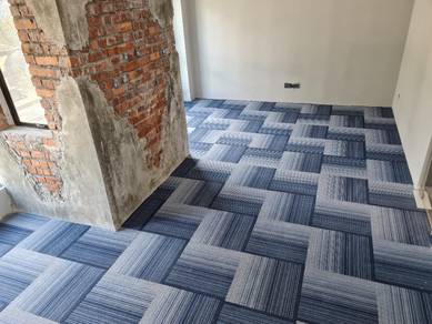 KHIDMAT KARPET TILE CARPET l office install design