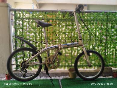 Alloy Rongen 20" Folding Bicycle with Shimano Gear