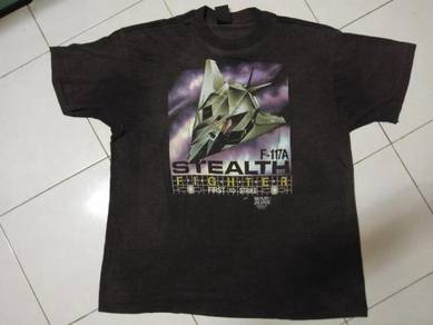 Vintage 3D Emblem T Shirt STEALTH