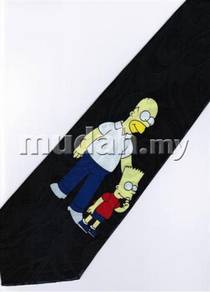 The Simpsons Homer Jay Bart Cartoon Fancy Neck Tie