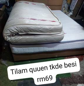 katil quen siap.tilam bersih