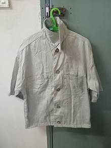 130.gu jeans shirt pcket