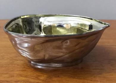 Mangkuk tembaga silver plated brass bowl