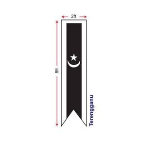 Bendera Terengganu (Polyester) 2 x 8ft