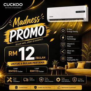 Promosi Aircond Bulanan Ansuran AC199