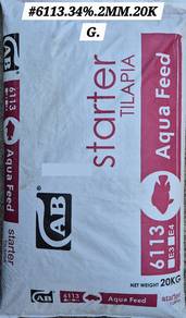 6113 AB 20kg Starter Tilapia Fish Feed Food