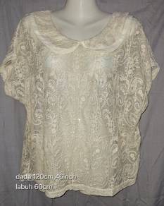 lace blouse with peter pan collar 