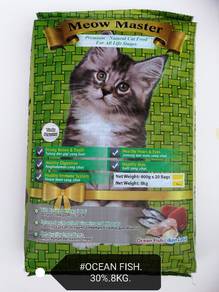 Meow Master Cat Food 8kg Ocean Fish Kitten Adult