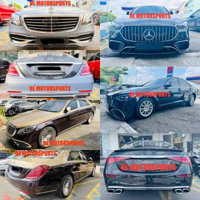 W221 W222 W223 bodykit head tail lamp bumper grill