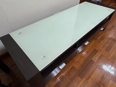 Wooden / glass top tv cabinet