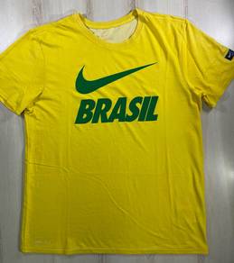 Nike Brasil Yellow Tee #DZ Used