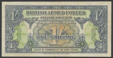 BRITISH ARMED FORCES 1 shilling 1946 - PM11