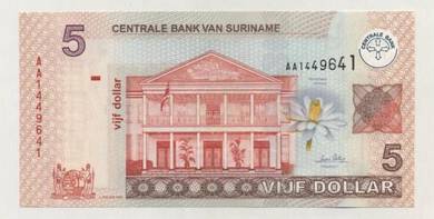 Suriname 5 Dollar 2004