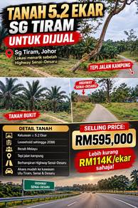Agricultural Land in Ulu Tiram, JHR