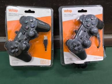 Vetop USB 2.0 Wired Vibration Game Controller