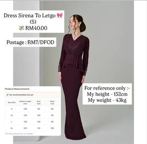 Dress Sirena Burgundy