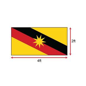 Bendera Sarawak (Polyester) 2 x 4ft