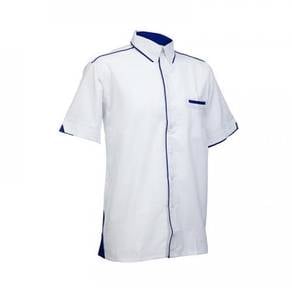 Baju Korporat Kemeja F1 Oren Sport F1 1638 White