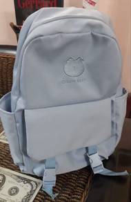 CREAM BEAR Blue Backpack