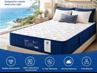 Mattress with pocket spring queen saiz