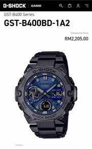 G-Shock Steel GST B400 BLUETOOTH SOLAR GShock