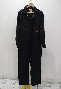 DICKIES Redhawk Black Straight Woven Boiler
