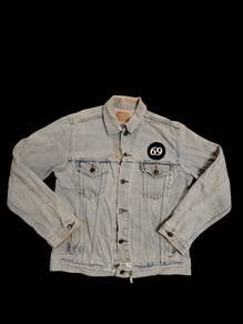 Vintage 80s Levis Type III oren tab Distressed