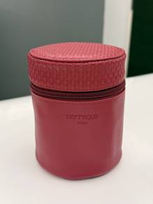 Diptyque Red Vegan Leather Amenity Pouch