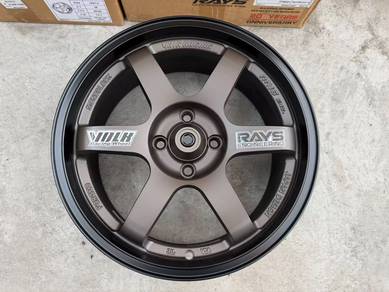 New rim 16x7jj volk rays te37 dark bronze thai