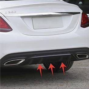 W205 AMG Rear Bumper Diffuser Splitter Bodykit