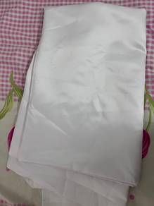 Dutches fabric in shade pure white