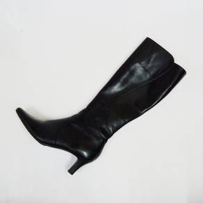 Marie Femme Knee Hight Black Heel Boots
