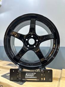 NEWRIM GL-57CR 18x8 1/2J +37 5x112 GLOSSY BLACK