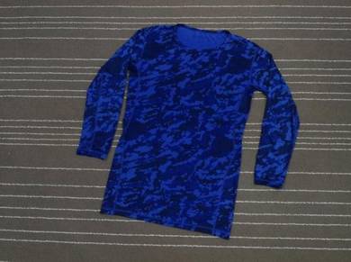 GU body builder digital camo biru saiz L