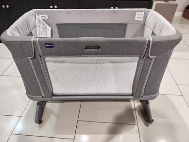 Chicco Baby Crib Grey Mesh Sides