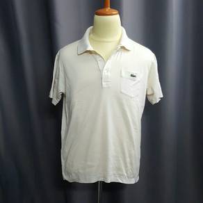 Lacoste Cream Polo T-shirt
