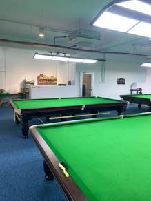 wood block snooker table