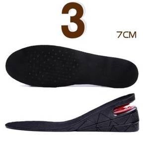 7CM Increase Height Taller Adjustable Shoes Insole