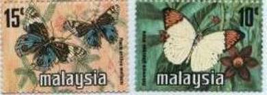 Mint Butterfly Coil Malaysia 1976