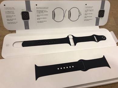 Apple Watch Black Sport Band 45MM 100% Ori Use